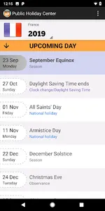 Public Holiday Center screenshot 4