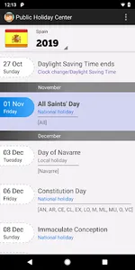 Public Holiday Center screenshot 5