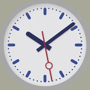 Dutch Railway Station Clock screenshot 2