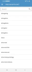 Offline English Dutch Dictiona screenshot 0