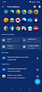 PixxR Buttons Icon Pack screenshot 1