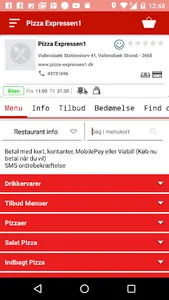 Pizza Expressen1 Vallensbaek screenshot 1
