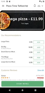 Pizza Time Telford ltd screenshot 1