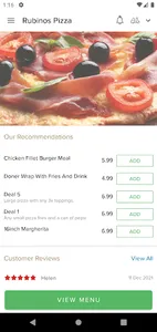 Rubinos Pizza screenshot 1