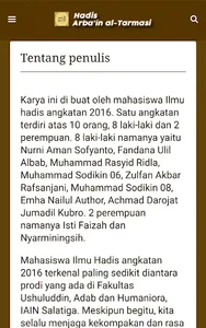 Hadis Arba'in Al-Tarmasi screenshot 3