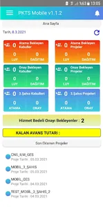 PKTS Proje ve Kabul Takip Sist screenshot 2