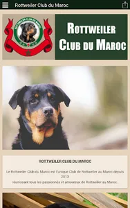 Rottweiler Club du Maroc screenshot 8