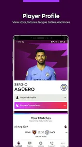 Premier League Player App screenshot 2