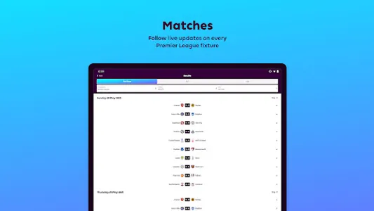 Premier League - Official App screenshot 14