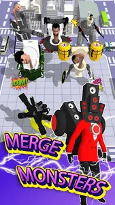 Merge Toilet Camera Battle screenshot 3