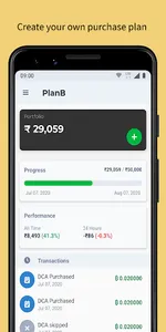 PlanB - Bitcoin Savings Planne screenshot 1