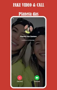 Planeta das Gêmeas Call Prank screenshot 2