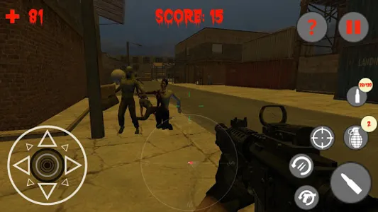 City Destroyed Zombies Shootin screenshot 0