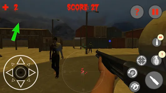 City Destroyed Zombies Shootin screenshot 1