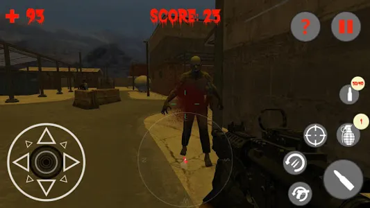 City Destroyed Zombies Shootin screenshot 2