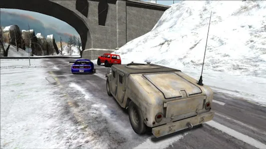 Snow Car Racing screenshot 14