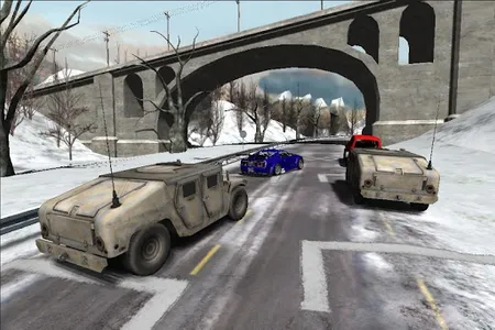 Snow Car Racing screenshot 3