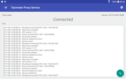 Taximeter Proxy Service screenshot 1