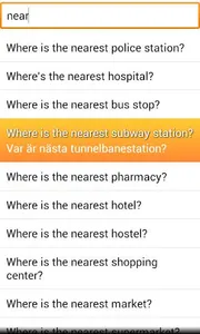Phrasebook Swedish screenshot 2