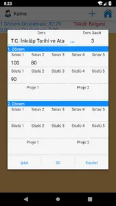 Planlı Öğrenci: Ders Programı screenshot 3