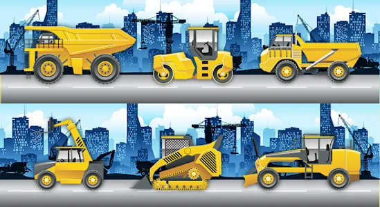 Puzzles trucks animated screenshot 1