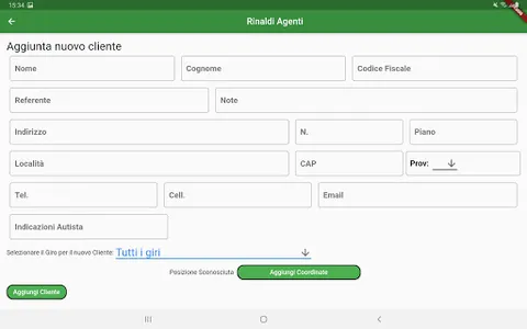Rinaldi PlanetSFA screenshot 2