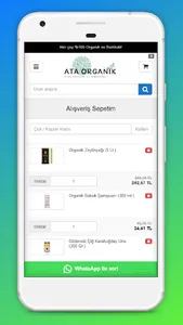 Ata Organik Mobil Alışveriş screenshot 2