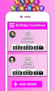 Special Birthday Countdown screenshot 1