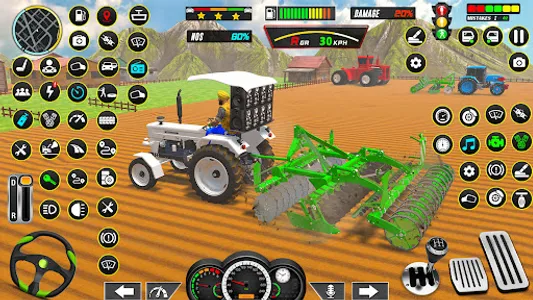 Big Tractor Farming Games screenshot 5