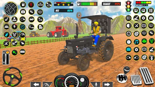 Big Tractor Farming Games screenshot 8