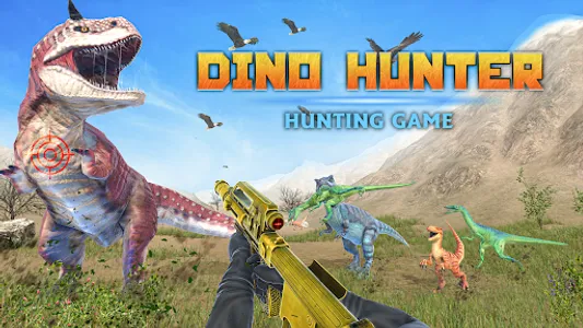 Dino Hunter 3D Sniper Shooting screenshot 0