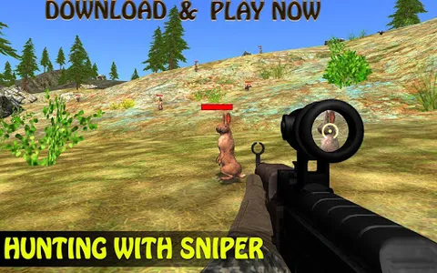 Rabbit Hunting Sniper Shooting screenshot 11