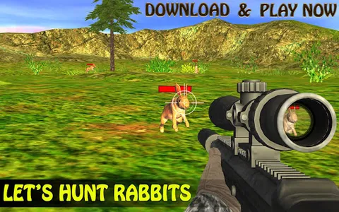 Rabbit Hunting Sniper Shooting screenshot 9