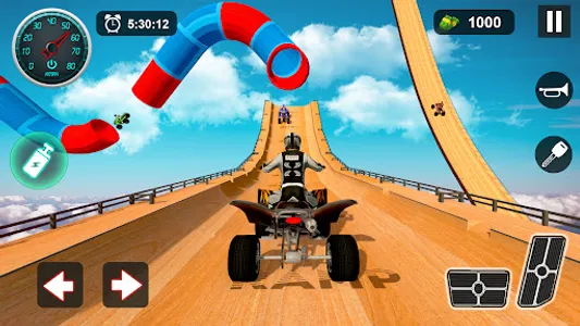 Mega Ramp ATV Bike Stunt Racer screenshot 0