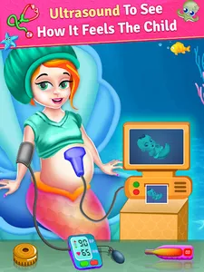 Mermaid Mom & Baby Care Game screenshot 10