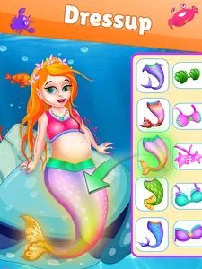 Mermaid Mom & Baby Care Game screenshot 13