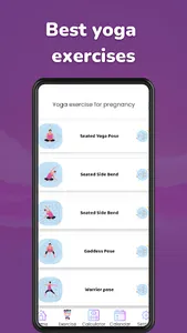 Yoga exercise for pregnancy screenshot 1