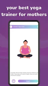 Yoga exercise for pregnancy screenshot 4