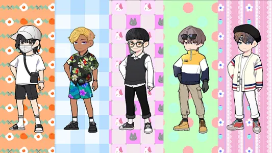 Kpop Boy Group Dress Up screenshot 0