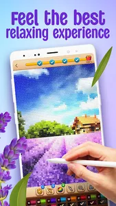 Cross-Stitch: Coloring Book screenshot 0