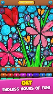 Cross Stitch: Coloring Art screenshot 0