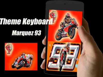 Marquez 93 Keyboard Theme 2020 screenshot 0
