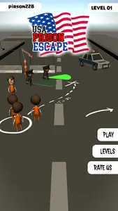 Prison Escape Game : Lowpoly screenshot 0