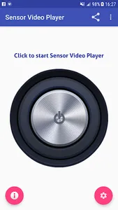 Sensor Video Player screenshot 1