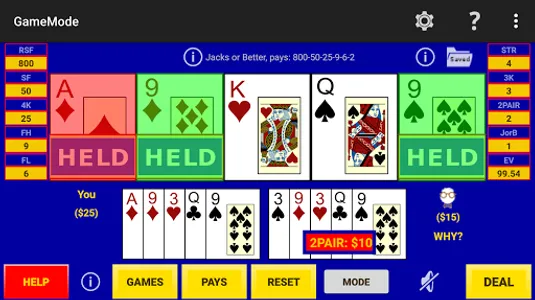 Play Perfect Video Poker Pro+ screenshot 3