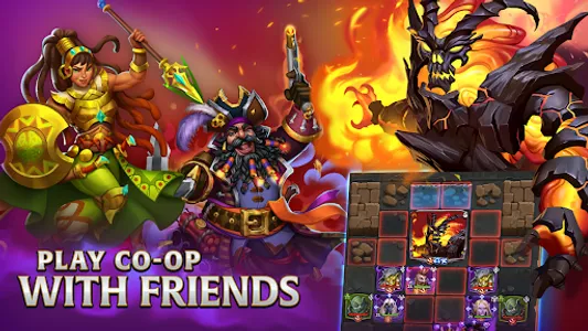 Friends & Dragons - Puzzle RPG screenshot 1