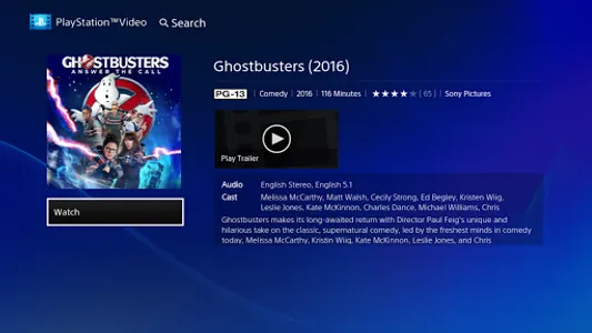 PlayStation™Video Android TV screenshot 1