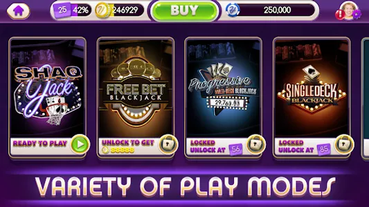 myVEGAS BlackJack 21 Card Game screenshot 2