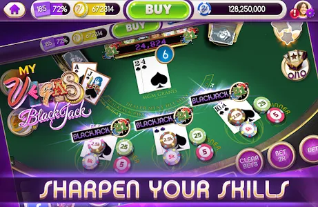 myVEGAS BlackJack 21 Card Game screenshot 4