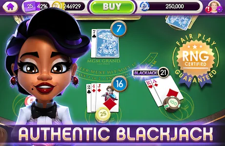 myVEGAS BlackJack 21 Card Game screenshot 5